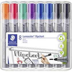 Staedtler Whiteboardmarker Lumocolor 8St Box 356 WP8 X popisovač na flipcharty žlutá, oranžová, červená, fialová, modrá, zelená, hnědá, černá 8 ks