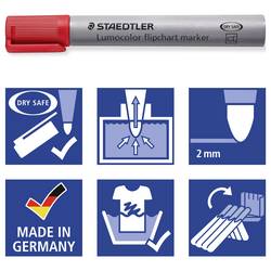Staedtler Whiteboardmarker Lumocolor 8St Box 356 WP8 X popisovač na flipcharty žlutá, oranžová, červená, fialová, modrá, zelená, hnědá, černá 8 ks