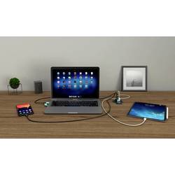 i-tec I-TEC Built-in Desktop Fast Charger USB nabíječka, 2x USB A, 1x USB-C®, 96 W, Quick Charge 3.0, Dodávka energie, černá