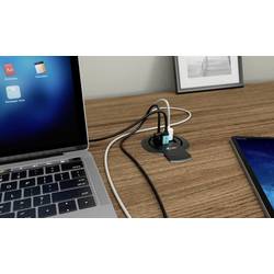 i-tec I-TEC Built-in Desktop Fast Charger USB nabíječka, 2x USB A, 1x USB-C®, 96 W, Quick Charge 3.0, Dodávka energie, černá