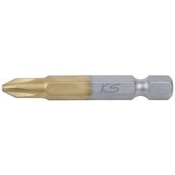 KS Tools 911.2643 911.2643 křížový bit Pohon (šroubovák): 1/4 (6,3 mm) Typ zakončení: křížový PH PH 1 50.0 mm