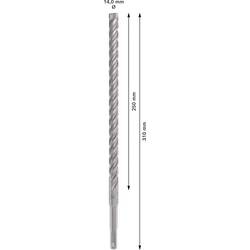 Bosch Accessories 2608833819 2608833819 wolfram-karbid příklepový vrták 14 mm Celková délka 310 mm SDS plus 1 ks