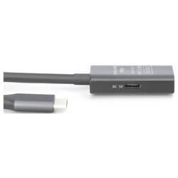 Digitus Kabel USB-C USB 3.2 Gen1, USB 3.2 Gen1, USB 3.0 USB-C®, USB-C ® zásuvka, USB-C ® zástrčka 5.00 m černá Aktivní se zesílením signálu, oboustranně