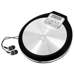 soundmaster CD9220 přenosný CD přehrávač Discman CD, CD-R, CD-RW, MP3 s USB nabíječkou černá, šedá