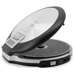 soundmaster CD9220 přenosný CD přehrávač Discman CD, CD-R, CD-RW, MP3 s USB nabíječkou černá, šedá