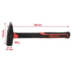 KS Tools 1421351 142.1351 zámečnické kladivo 590 g 320 mm DIN 1041 1 ks