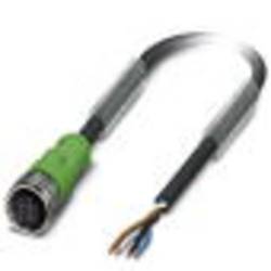 Phoenix Contact SAC-4P- 3,0-PVC/M12FS připojovací kabel pro senzory - aktory, 1404407, piny: 4, 3.00 m, 1 ks