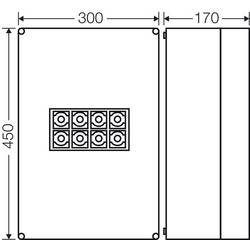 Hensel 3900010 odbočná krabice bez halogenů, uzavíratelné (d x š) 450 mm x 300 mm 1 ks