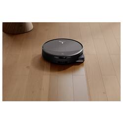 ECOVACS DEX95 robot na vysávání a vytírání podlahy, černá, ovládání aplikací, 2 nádrže na vodu