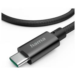 Hama Kabel USB-C USB 3.2 Gen1 USB-C ® zástrčka 1.5 m černá 00201702