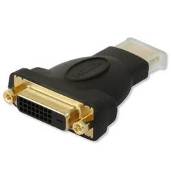 TECHly IADAP-HDMI-606 HDMI / DVI adaptér [1x HDMI zástrčka - 1x DVI zásuvka 24+1pólová] černá 0 mm