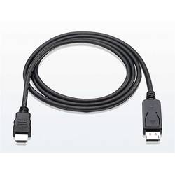 TECHly DisplayPort / HDMI kabel Konektor DisplayPort 2.00 m černá ICOC-DSP-H12-020 4K UHD, stíněný Kabel DisplayPort