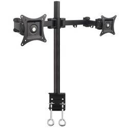 TECHly ICA-LCD-482-D držák na stůl pro monitor 2 Displej: (s) 33,0 cm (13) - 68,6 cm (27) černá otočný, nastavitelná výška, naklápěcí, nakláněcí, stojan
