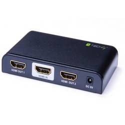 TECHly IDATA-HDMI2-4K2 2 porty HDMI rozbočovač 3840 x 2160 Pixel černá