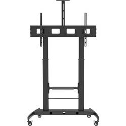 TECHly ICA-TR45 TV kolečkový vozík 132,1 cm (52) - 267,0 cm (105) podlahový stojan, nastavitelná výška