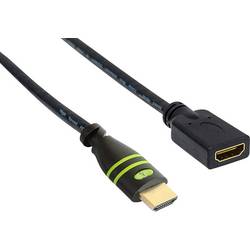 TECHly HDMI kabel Zástrčka HDMI-A 1.80 m černá ICOC-HDMI-4-EXT018 4K UHD HDMI kabel