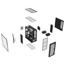 Thermaltake AX500 Black Full Tower herní pouzdro černá