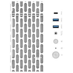 Thermaltake AX500 Snow White Full Tower herní pouzdro sněhobílá