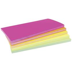 magnetoplan Neon moderační karta barevně tříděná , neonová obdélníkový 200 mm x 100 mm 250 ks