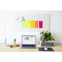 magnetoplan Neon moderační karta barevně tříděná , neonová obdélníkový 200 mm x 100 mm 250 ks