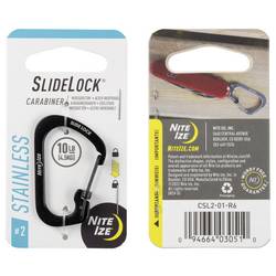 NITE Ize CSL2-01-R6 karabina SlideLock Gr. 2 44 mm x 29 mm x 2.5 mm 1 ks