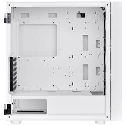Thermaltake CA-1T9-00M6WN-01 midi tower PC skříň bílá 3 předinstalované LED ventilátory, kompatibilní s LCS, boční okno, vhodné pro vodní chlazení DIY, vhodné