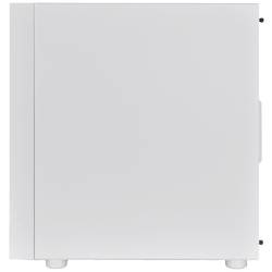 Thermaltake CA-1T9-00M6WN-01 midi tower PC skříň bílá 3 předinstalované LED ventilátory, kompatibilní s LCS, boční okno, vhodné pro vodní chlazení DIY, vhodné