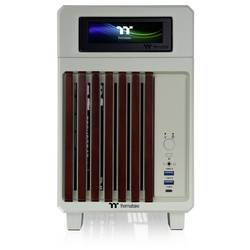 Thermaltake CA-11A-00SENN-WS mini tower PC skříň Zelená (Matcha) vhodné pro vodní chlazení AIO
