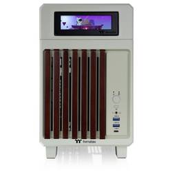Thermaltake CA-11A-00SENN-WS mini tower PC skříň Zelená (Matcha) vhodné pro vodní chlazení AIO
