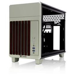 Thermaltake CA-11A-00SENN-WS mini tower PC skříň Zelená (Matcha) vhodné pro vodní chlazení AIO
