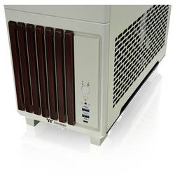 Thermaltake CA-11A-00SENN-WS mini tower PC skříň Zelená (Matcha) vhodné pro vodní chlazení AIO