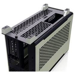 Thermaltake CA-11A-00SENN-WS mini tower PC skříň Zelená (Matcha) vhodné pro vodní chlazení AIO