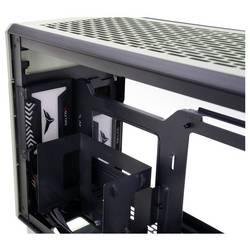 Thermaltake CA-11A-00SENN-WS mini tower PC skříň Zelená (Matcha) vhodné pro vodní chlazení AIO