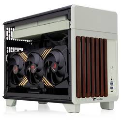 Thermaltake CA-11A-00SENN-WS mini tower PC skříň Zelená (Matcha) vhodné pro vodní chlazení AIO