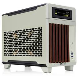 Thermaltake CA-11A-00SENN-WS mini tower PC skříň Zelená (Matcha) vhodné pro vodní chlazení AIO