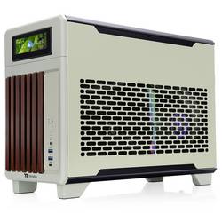 Thermaltake CA-11A-00SENN-WS mini tower PC skříň Zelená (Matcha) vhodné pro vodní chlazení AIO