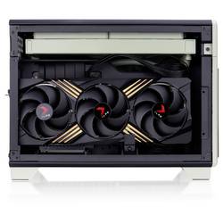 Thermaltake CA-11A-00SENN-WS mini tower PC skříň Zelená (Matcha) vhodné pro vodní chlazení AIO