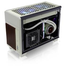 Thermaltake CA-11A-00SENN-WS mini tower PC skříň Zelená (Matcha) vhodné pro vodní chlazení AIO