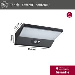 Paulmann 94333 venkovní nástěnné osvětlení LED pevně vestavěné LED 7.4 W tmavě šedá