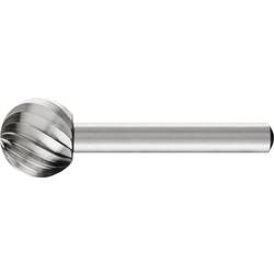 PFERD TOOLS 22420816 frézovací kolík , HSS, koule, 16 mm, Délka 54 mm, Vnější Ø 16 mm, Pracovní délka 14 mm, Ø hřídele 6 mm, 1 ks