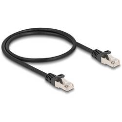 Delock 80186 RJ50 síťové kabely, propojovací kabely Kabel S/FTP 0.50 m černá dvoužilový stíněný 1 ks