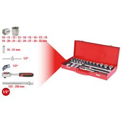 KS Tools sada nástrčných klíčů, metrický, 1/2, 24dílná, 917.4024