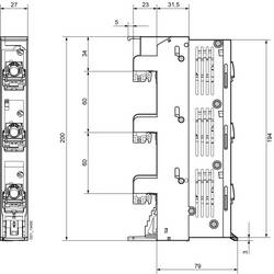 Siemens 5SG72341 výkonový odpínač Velikost pojistky = D02 63 A 400 V 1 ks