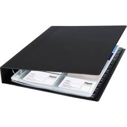 Sigel VZ301 VZ301 kniha vizitek s kroužkovou vazbou 400 karet (š x v x h) 270 x 325 x 53 mm černá (matná) plast