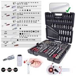 KS Tools KS TOOLS CHROMEplus - Werkzeugset - 216 Stücke sada nástrčných klíčů, 216dílný, 918.0216
