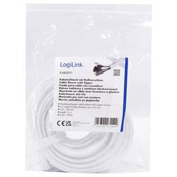 LogiLink KAB0091 KAB0091 ochrana kabelu 35 mm (max) bílá 5 m