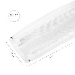 LogiLink KAB0091 KAB0091 ochrana kabelu 35 mm (max) bílá 5 m