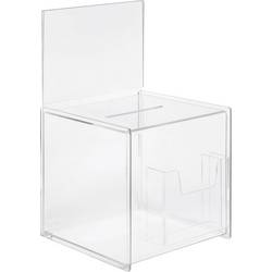 Sigel box pro promoakce s vhazovacím výřezem, s podavačem VA152 transparentní (š x v x h) 21 x 36.8 x 21 cm 1 ks