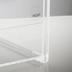 Sigel box pro promoakce s vhazovacím výřezem, s podavačem VA152 transparentní (š x v x h) 21 x 36.8 x 21 cm 1 ks