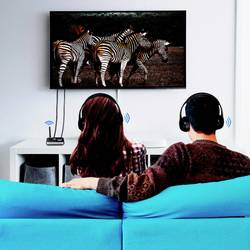 LogiLink BT0062 hudební vysílač/přijímač Bluetooth® Bluetooth verze: 5.0 10 m pro sluchátka